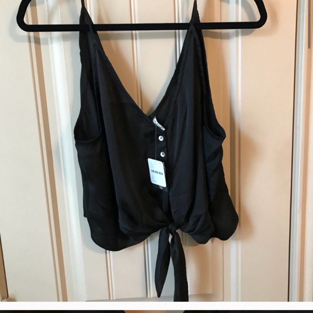 Black Free People Tank